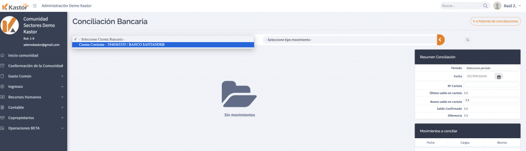 Conciliación bancaria
