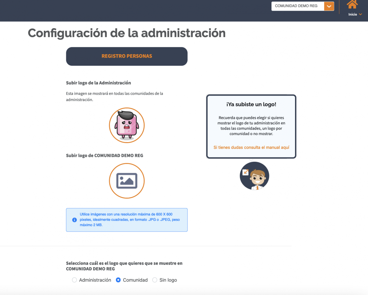 Cómo subir el logo de la administración o comunidad en Kastor Conserjería? ¿ Cómo subir el logo de la administración o comunidad en Kastor Conserjería?  - ¿Cómo subir el logo de la administración